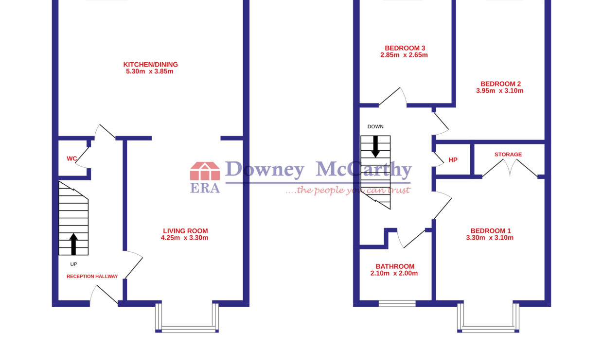 Floor Plan - 21 Willow Glen, Herons Wood, Carrigaline, Cork