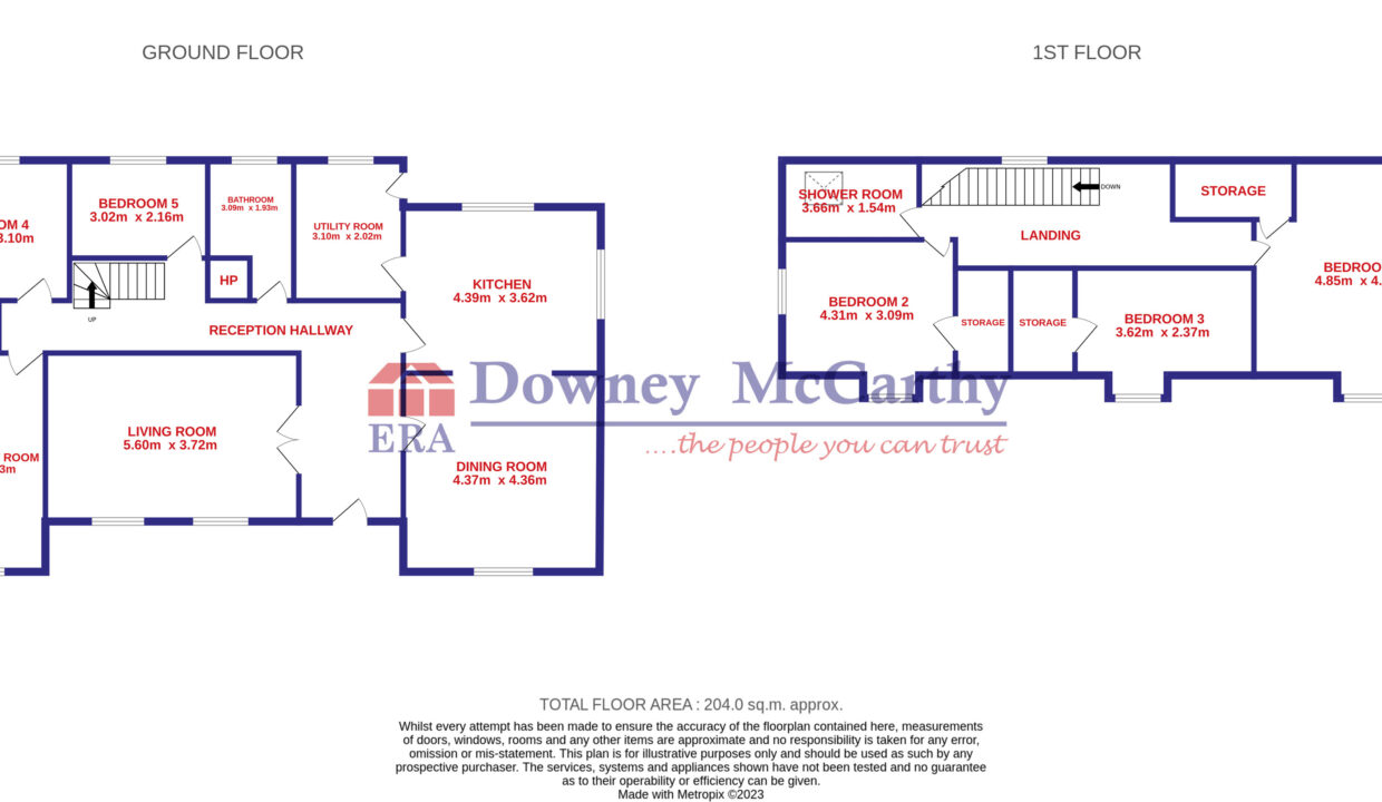 Floor Plan - Glinny, Riverstick, Cork