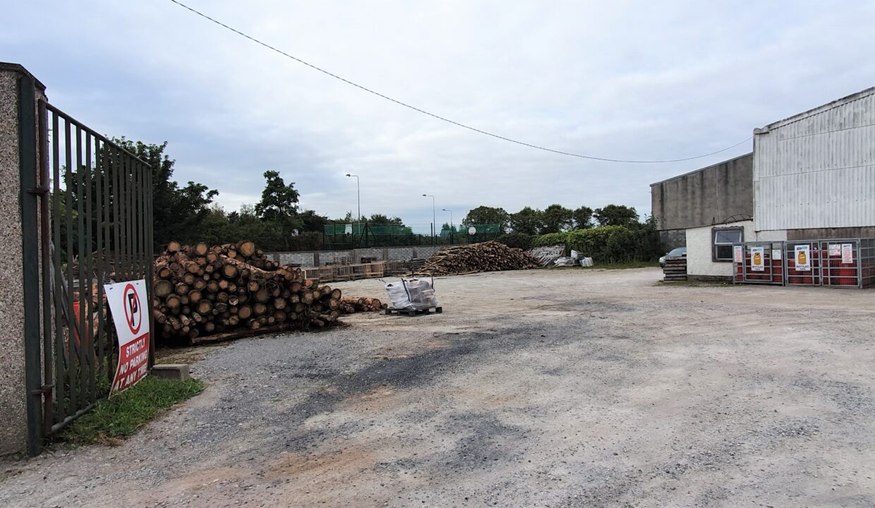 View of main yard area