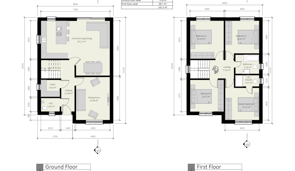House B Floor Plan
