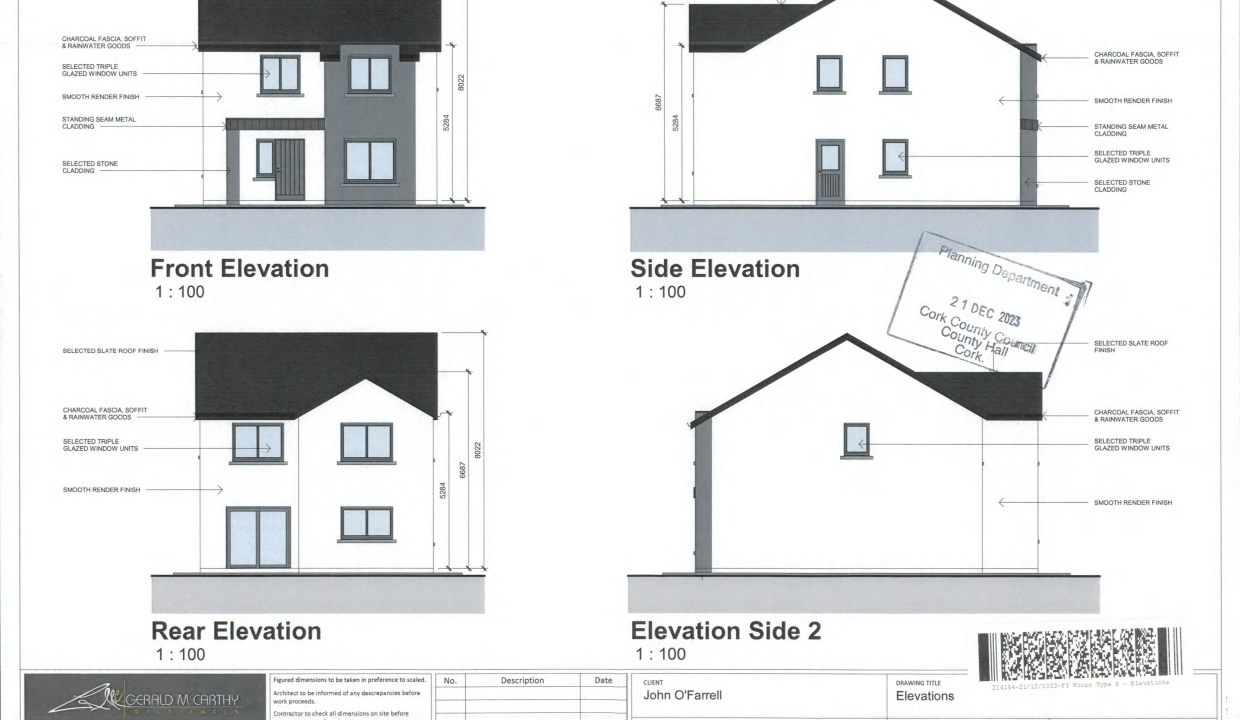 Elevations - House Type B