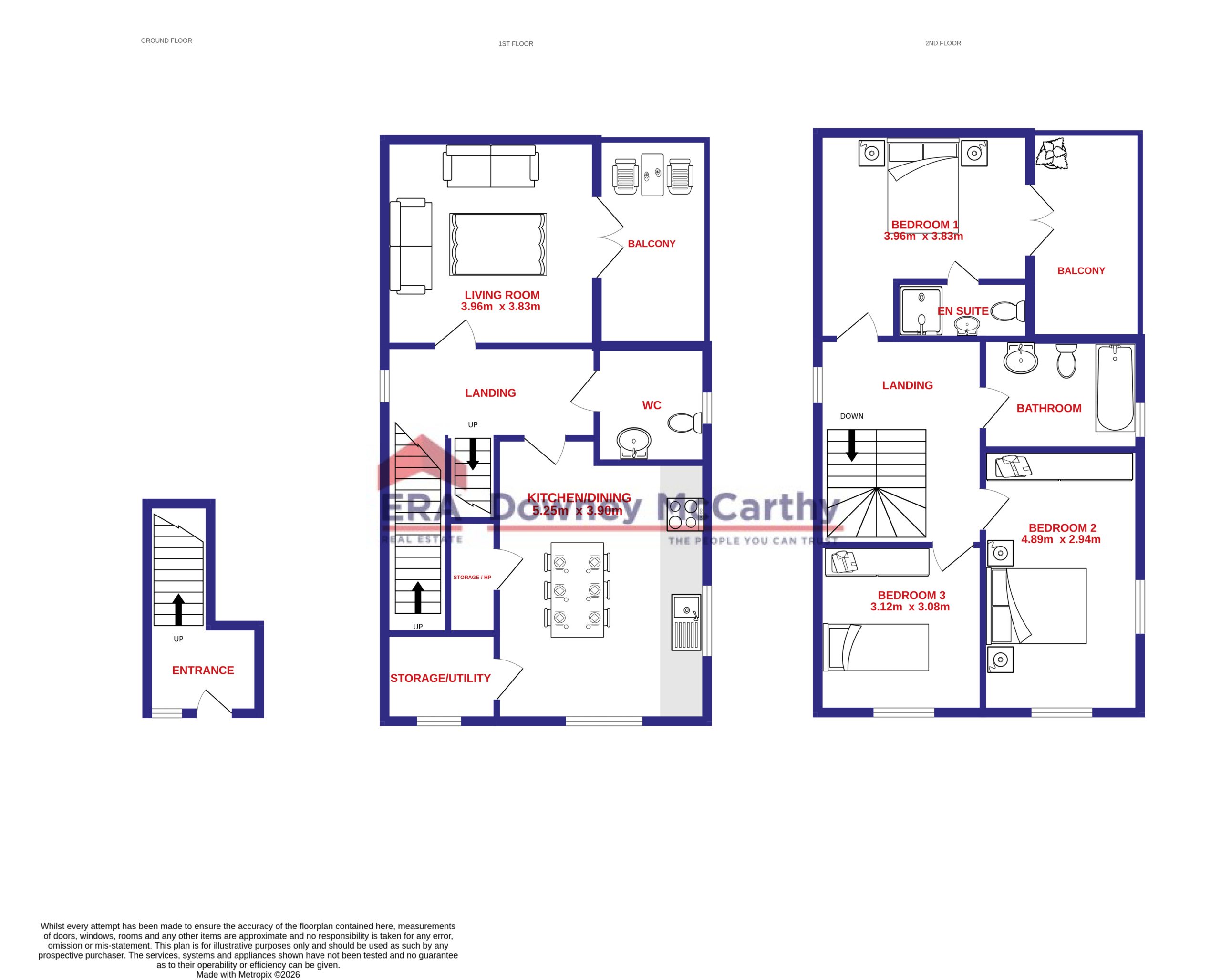 3 Bedroom Duplex (105.4 Sq. M.)