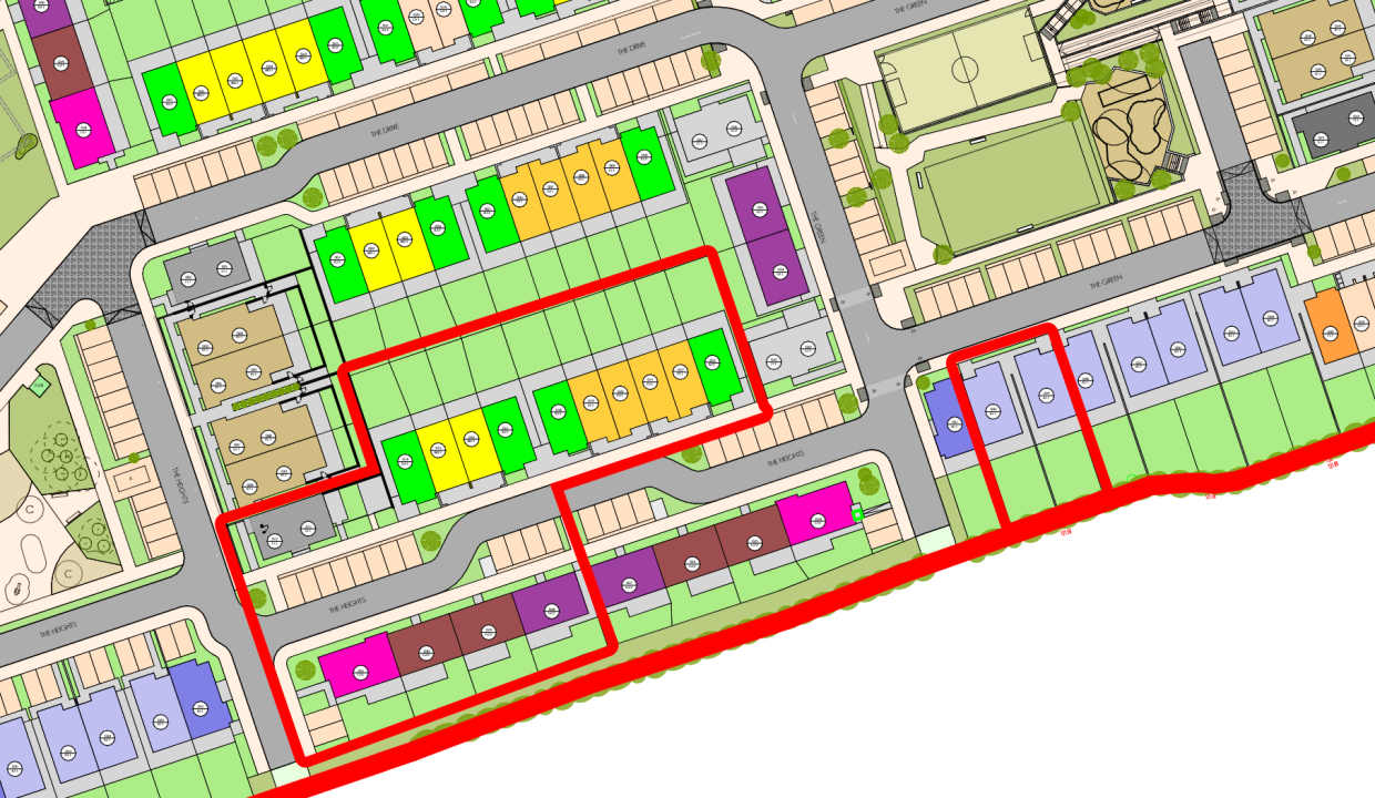 New Outlined Units - The Heights and The Green
